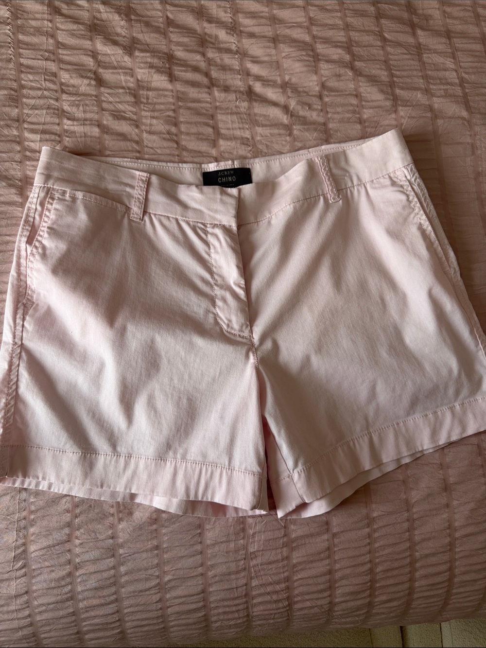 J. Crew Pale Pink Chino Shorts